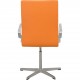 Arne Jacobsen 3243T medium ryg Oxford stol i gul Hallingdal 2006