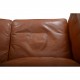 Børge Mogensen 2212 2.personers sofa i brunt læder 1980'erne
