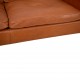 Børge Mogensen 2212 2.personers sofa i brunt læder 1980'erne