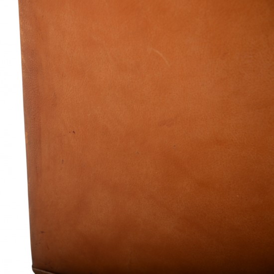 Børge Mogensen 2212 2.personers sofa i brunt læder 1980'erne