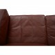 Børge Mogensen bordeaux 2213 3-personers sofa 1990'erne