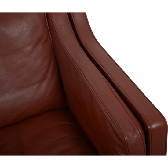 Børge Mogensen bordeaux 2213 3-personers sofa 1990'erne