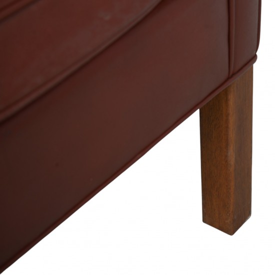 Børge Mogensen bordeaux 2213 3-personers sofa 1990'erne