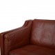 Børge Mogensen bordeaux 2213 3-personers sofa 1990'erne