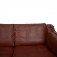 Børge Mogensen bordeaux 2213 3-personers sofa 1990'erne