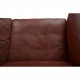 Børge Mogensen bordeaux 2213 3-personers sofa 1990'erne