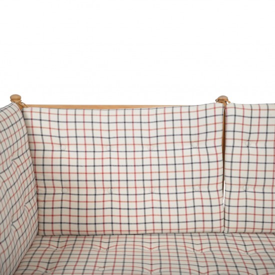 Børge Mogensen tremmesofa i cotil stof 1965