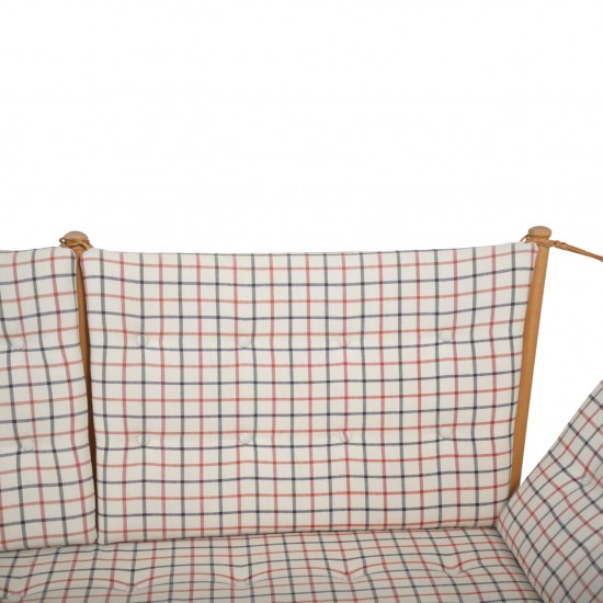 Børge Mogensen tremmesofa i cotil stof 1965