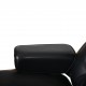 Charles Eames Lounge chair med ottoman i sort læder og valnød 2021