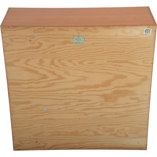 Mogens Koch Bogkasse af oregon pine 1970'erne