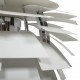 Poul Henningsen hvid Kogle lampe 84 Cm 2000'erne