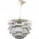 Poul Henningsen hvid Kogle lampe 84 Cm 2000'erne