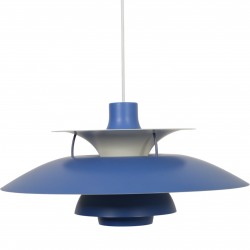 Poul Henningsen blå PH5 pendel 1990'erne