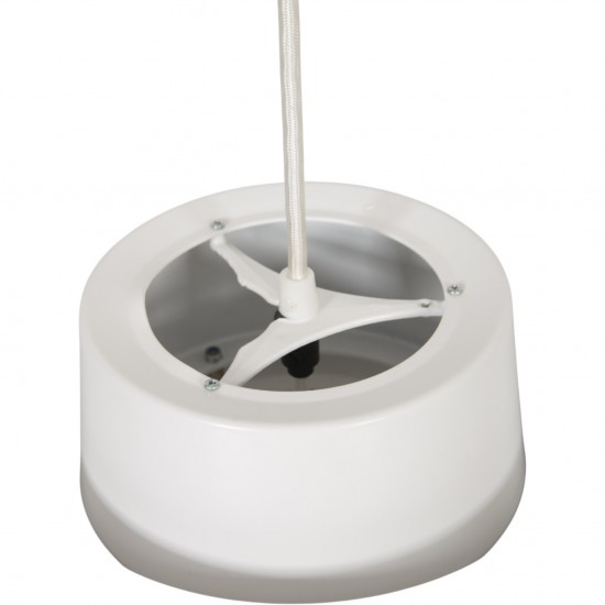 Svend Middelboe hvid Verona pendel 48cm 2000'erne