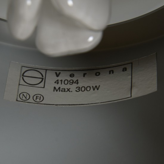 Svend Middelboe hvid Verona pendel 48cm 2000'erne