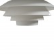 Svend Middelboe hvid Verona pendel 48cm 2000'erne