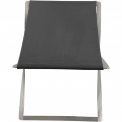 Poul Kjærholm PK91 skammel i aura sort læder 1990'erne