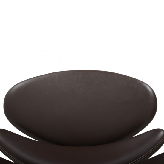 Erik Jørgensen Corona stol i brunt læder 2000'erne