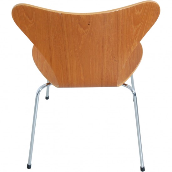 Sæt af 5 Arne Jacobsen Syver stole i Teak