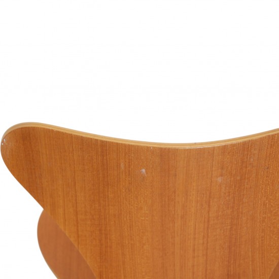 Sæt af 5 Arne Jacobsen Syver stole i Teak
