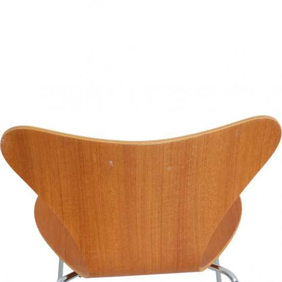 Sæt af 5 Arne Jacobsen Syver stole i Teak