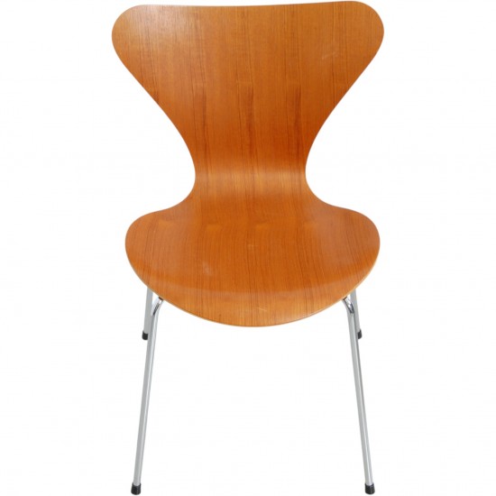 Sæt af 5 Arne Jacobsen Syver stole i Teak