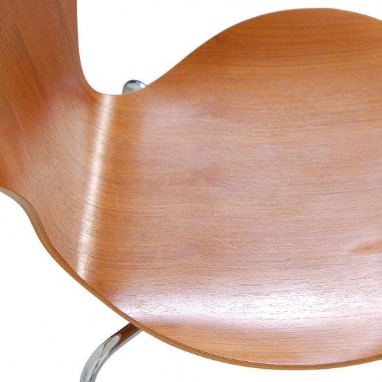 Sæt af 5 Arne Jacobsen Syver stole i Teak