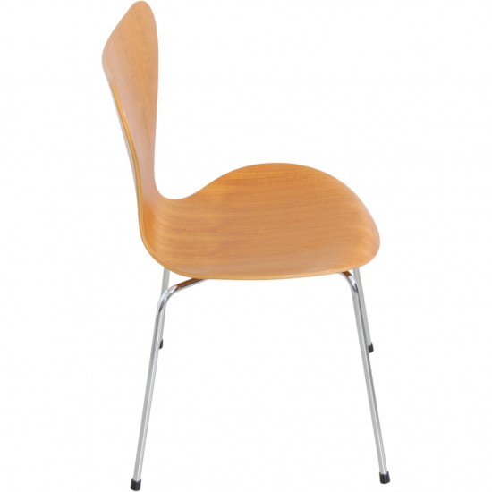 Sæt af 5 Arne Jacobsen Syver stole i Teak
