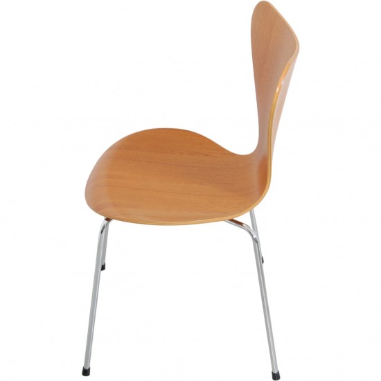 Sæt af 5 Arne Jacobsen Syver stole i Teak