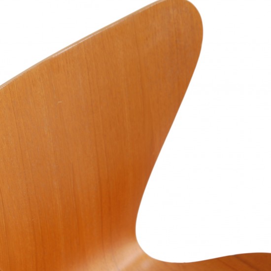 Sæt af 5 Arne Jacobsen Syver stole i Teak