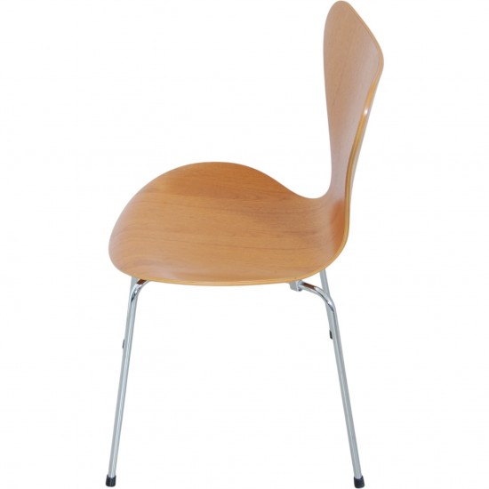 Sæt af 5 Arne Jacobsen Syver stole i Teak
