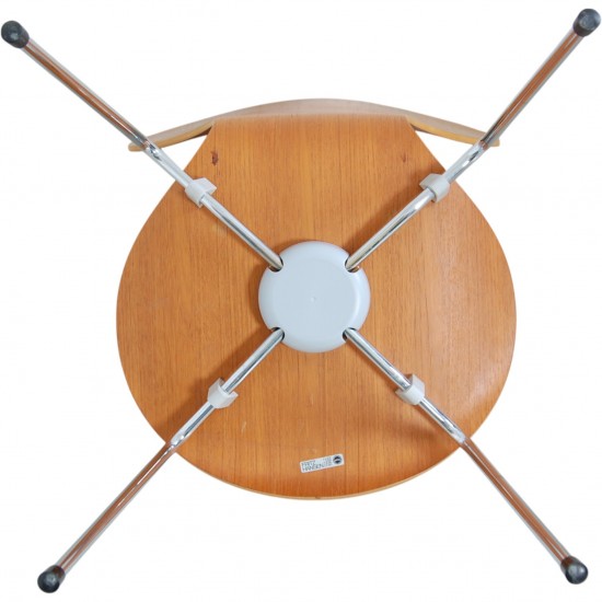 Sæt af 5 Arne Jacobsen Syver stole i Teak