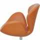 Arne Jacobsen Svane stol i whisky classic læder