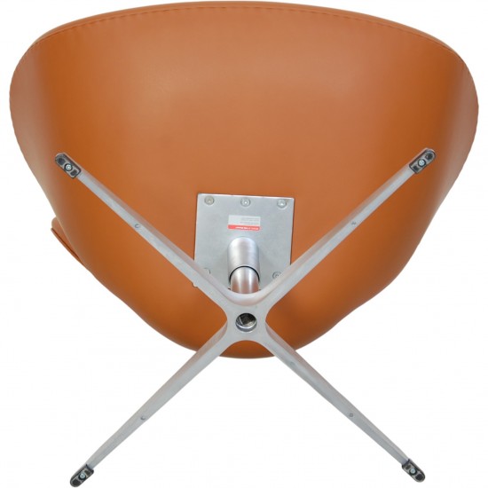 Arne Jacobsen Svane stol i whisky classic læder