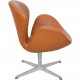 Arne Jacobsen Svane stol i whisky classic læder