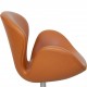 Arne Jacobsen Svane stol i whisky classic læder