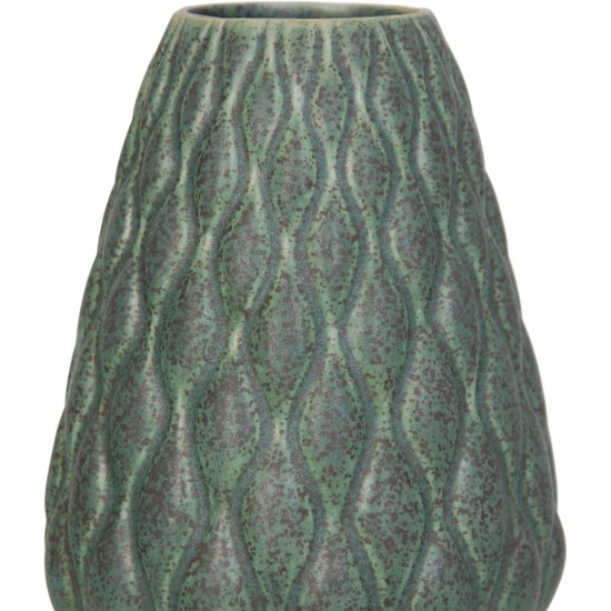 Anders Børgesen grøn vase H:21 Cm