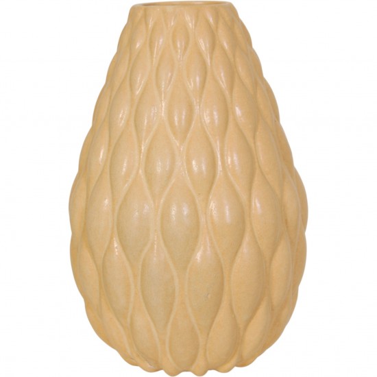 Anders Børgesen Sand farvet vase, H:27