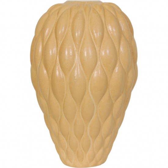 Anders Børgesen Sand farvet vase, H:27