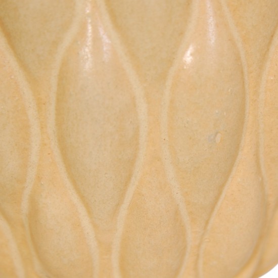 Anders Børgesen Sand farvet vase, H:27