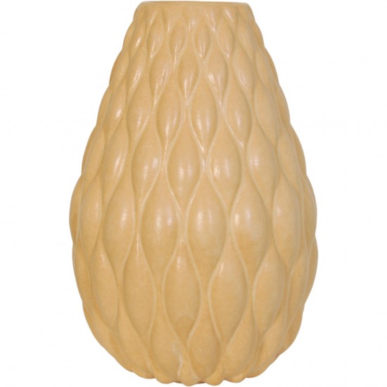 Anders Børgesen Sand farvet vase, H:27