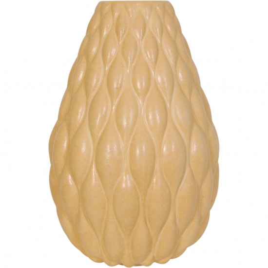 Anders Børgesen Sand farvet vase, H:27