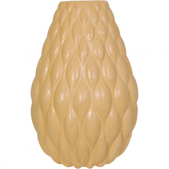 Anders Børgesen Sand farvet vase, H:27