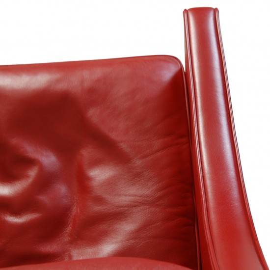 Børge Mogensen 2207 Stol i rødt læder