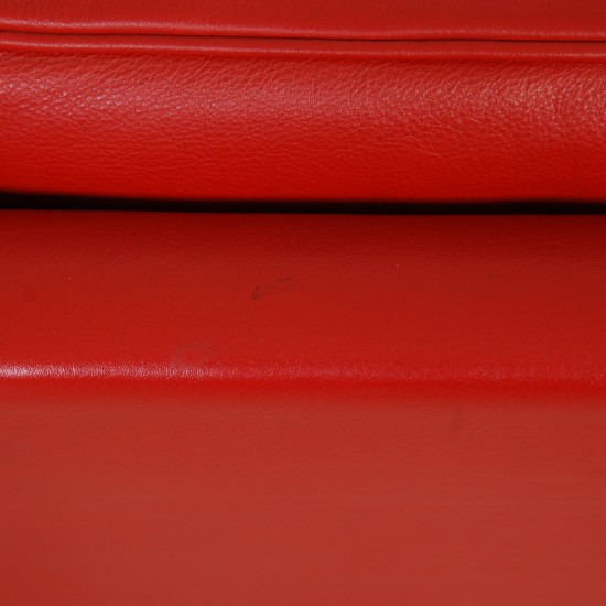 Børge Mogensen 2207 Stol i rødt læder