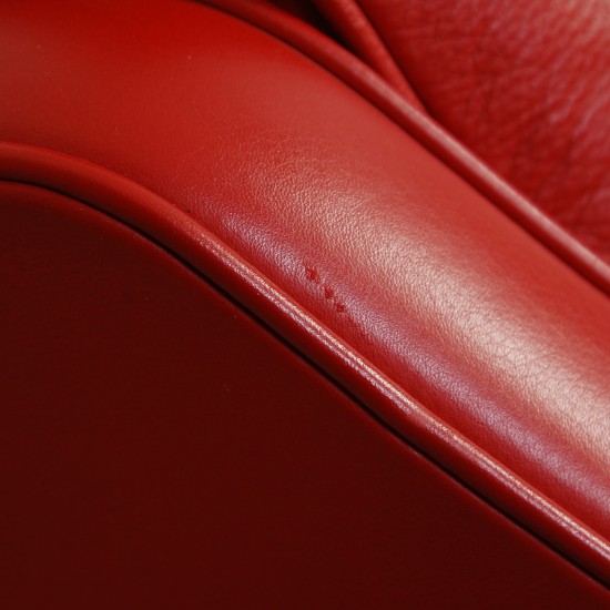 Børge Mogensen 2207 Stol i rødt læder