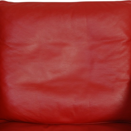 Børge Mogensen 2207 Stol i rødt læder