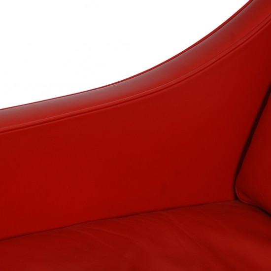 Børge Mogensen 2207 Stol i rødt læder