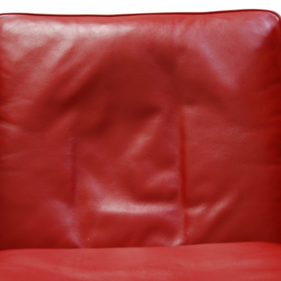 Børge Mogensen 2207 lænestol i rødt læder