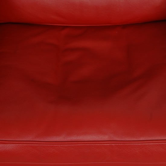 Børge Mogensen 2207 lænestol i rødt læder